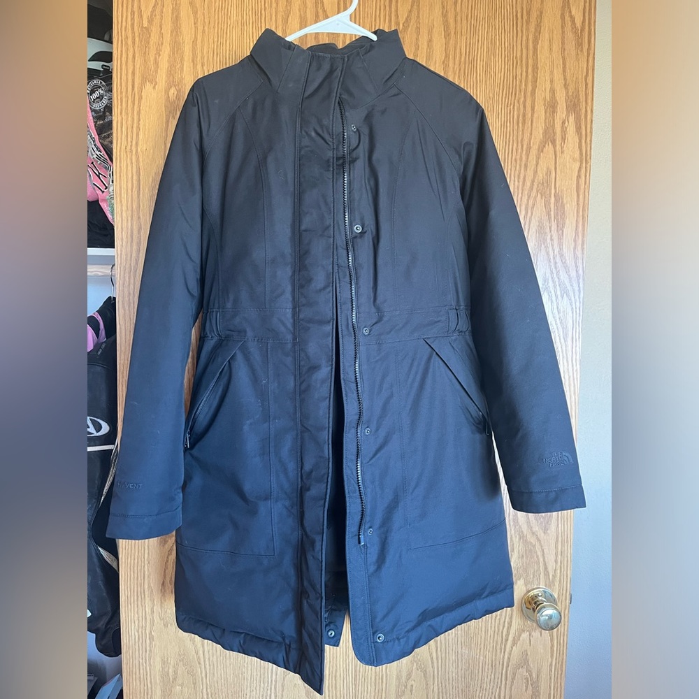 The north face winter parka